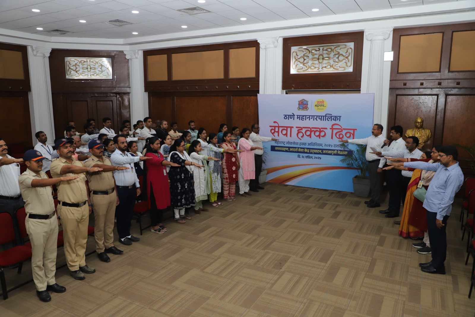 महिलाओ में विधि के प्रति जागरूकता हेतू टीएमसी में सेवा का अधिकार दिवस