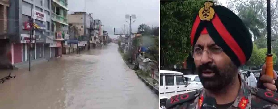 मणिपुर में बाढ़, बाढ़ में फंसी आकाशवाणी टीम को बचाया गया