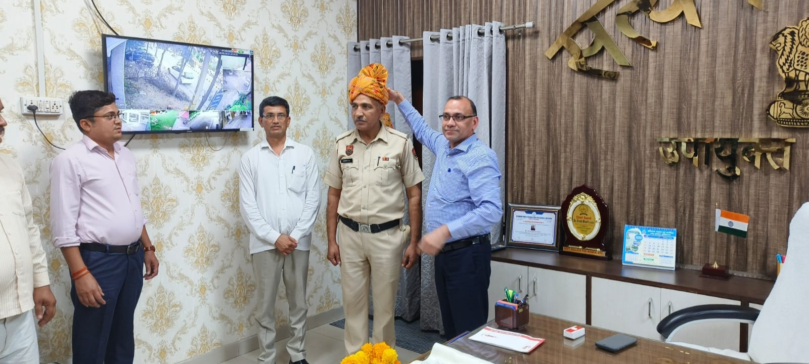 नारनौल: जिले के पहले एसपीओ मदन लाल हुए सेवानिवृत्त