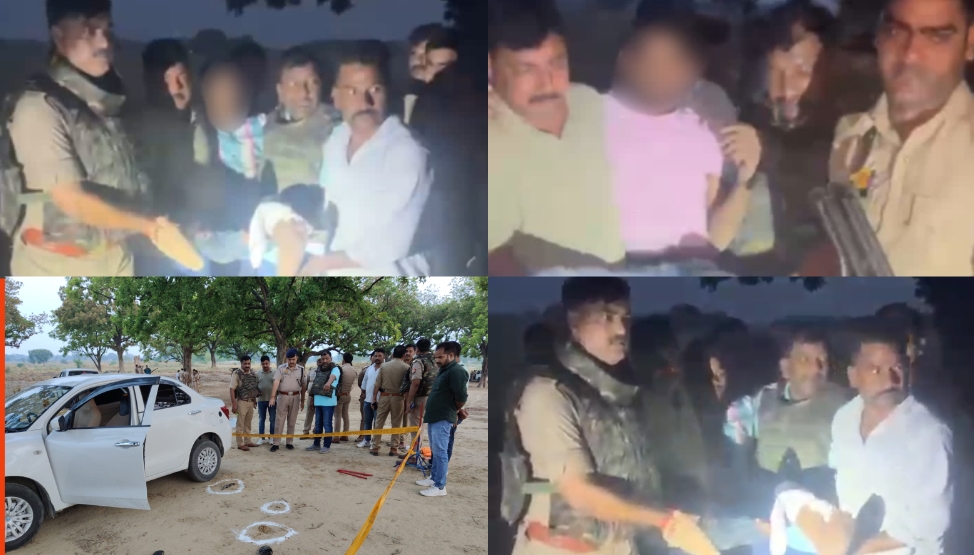 पुलिस मुठभेड़ में कार लूट कांड के दो आरोपित घायल, तीसरे को दौड़ा कर किया गिरफ्तार