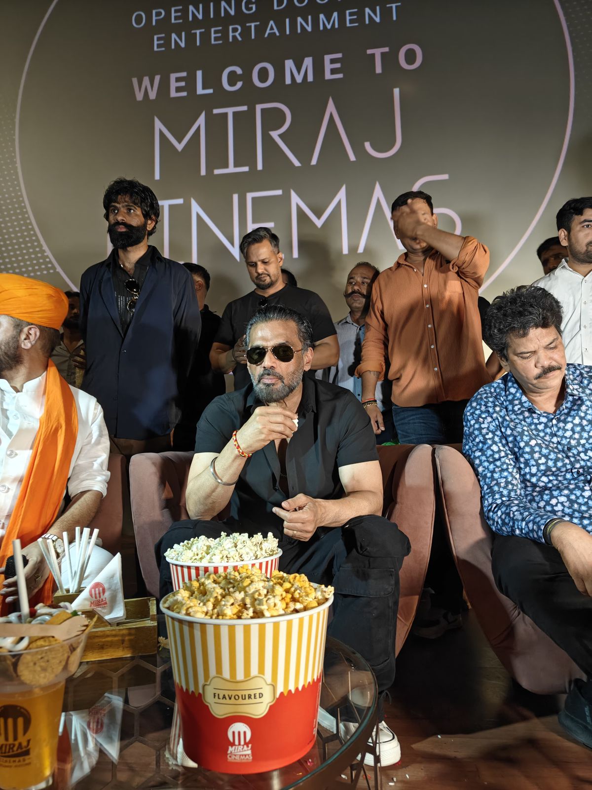 फिल्म केसरी वीर के प्रमोशन में जयपुर पहुंचे फिल्म अभिनेता सुनील शेट्टी