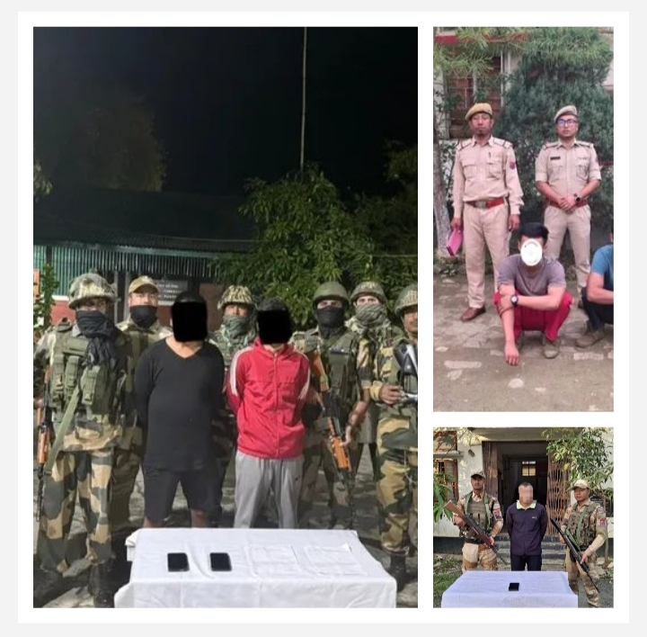 मणिपुर में उग्रवादियों की धरपकड़ तेज, विभिन्न अभियानों में पांच उग्रवादी गिरफ्तार