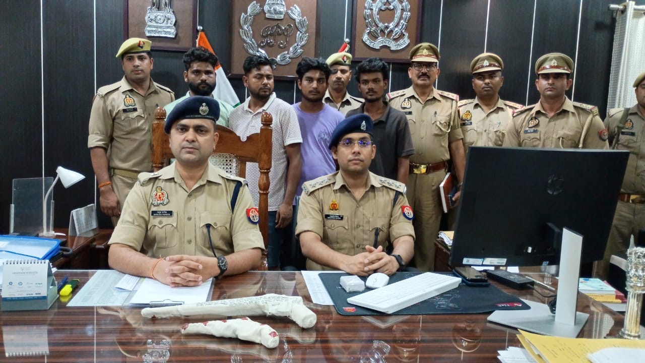 मुठभेड़ में डेयरी संचालक हत्याकांड के चार आराेपित गिरफ्तार