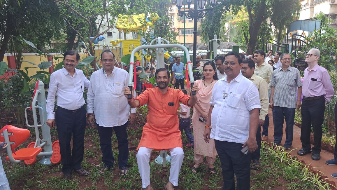 ठाणे में घाणेकर पार्क का जीर्णोद्वार,विधायक केलकर ने किया शुभारंभ