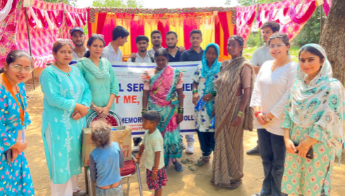 जीजीएम साइंस कॉलेज और पृथिभया-वेदांतसरा फाउंडेशन की पहल, त्रिकुटा नगर में मासिक धर्म स्वच्छता पर जागरूकता शिविर लगाया