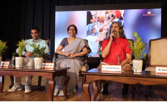 अंतरराष्ट्रीय योग दिवस के उपलक्ष्य में काउंटडाउन सेमिनार योग संवाद आयोजित