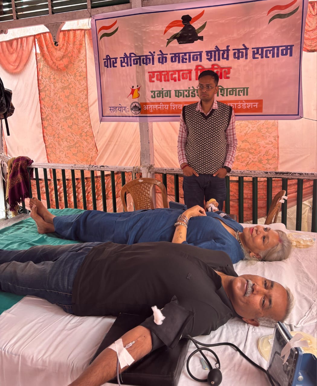 ऑपरेशन सिंदूर के जांबाजों को रक्तदान कर किया सैल्यूट