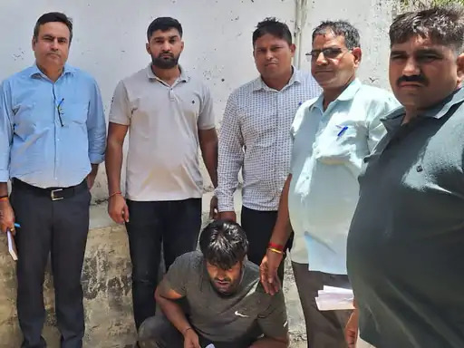 पलवल में हेरोइन तस्कर गिरफ्तार, 8.16 ग्राम हेरोइन बरामद