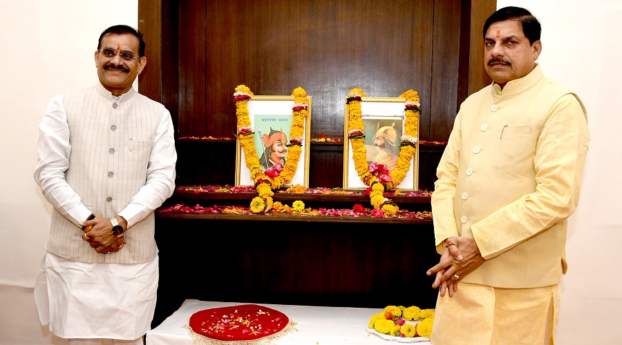 मुख्यमंत्री डॉ. यादव ने महाराणा प्रताप और महाराजा छत्रसाल की जयंती पर किया नमन