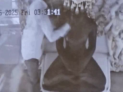 जहाजपुर स्वस्ति धाम से सवा करोड़ के आभामंडल चोरी मामले में मास्टरमाइंड समेत दो आरोपित गिरफ्तार