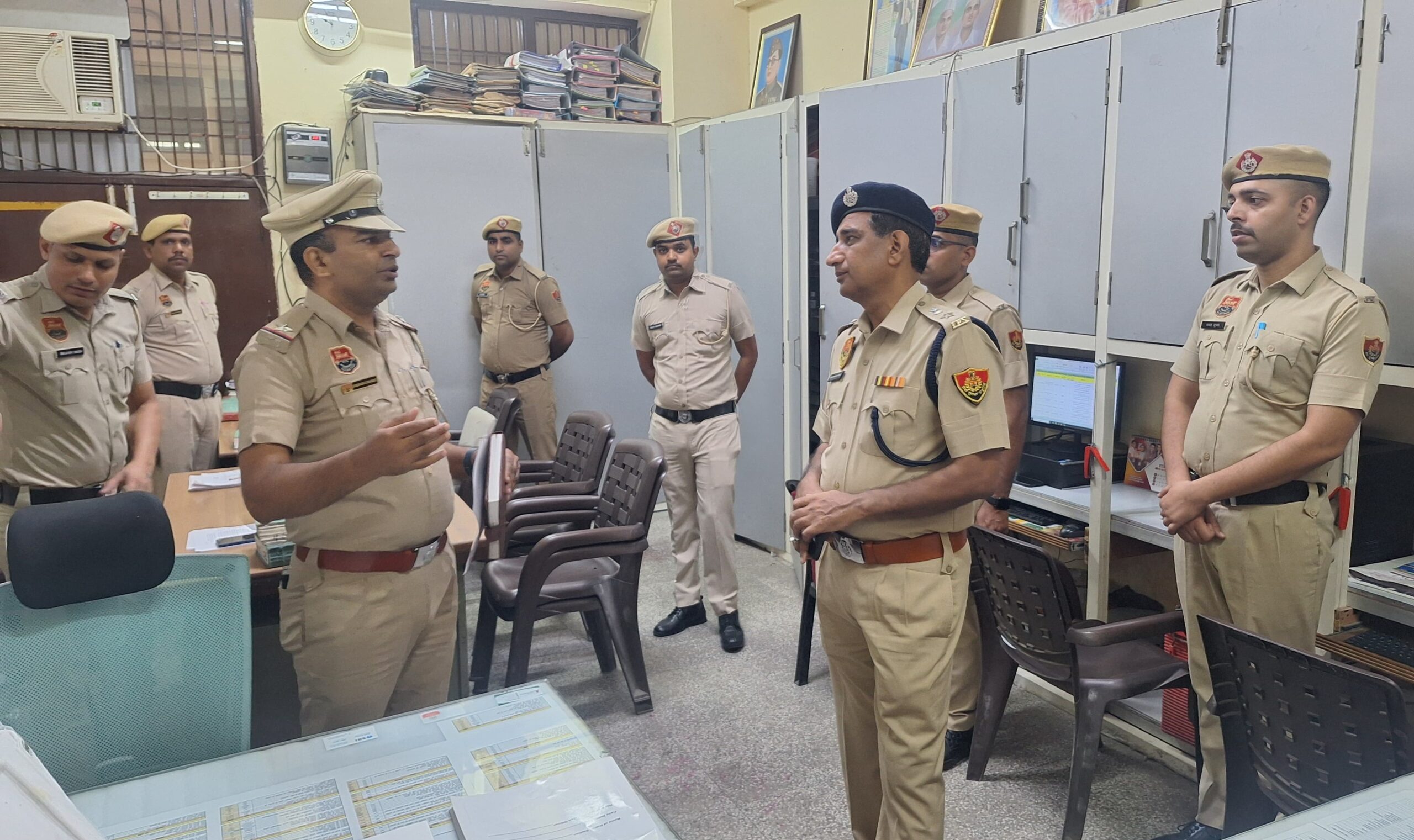 पानीपत: एसपी ने किया कई शाखाओं का औचक निरीक्षण, पाई गई कई खामियां