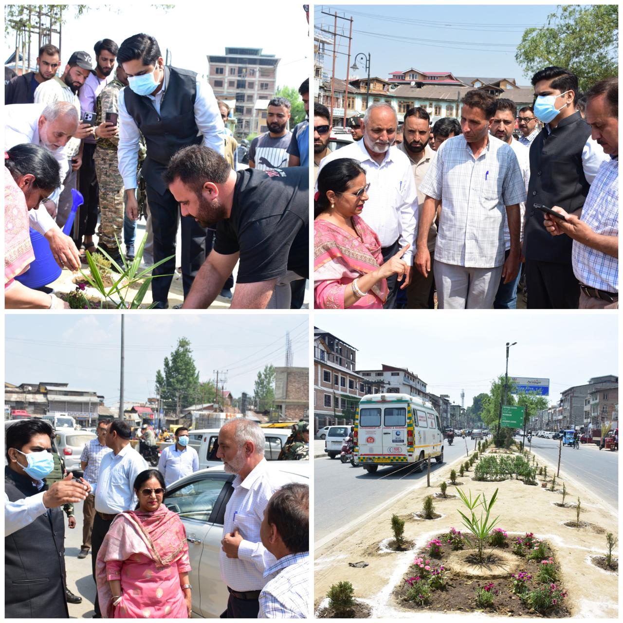 आयुक्त सचिव आवास एवं शहरी विकास विभाग ने श्रीनगर शहर का दौरा किया, शहरी विकास परियोजनाओं की समीक्षा की