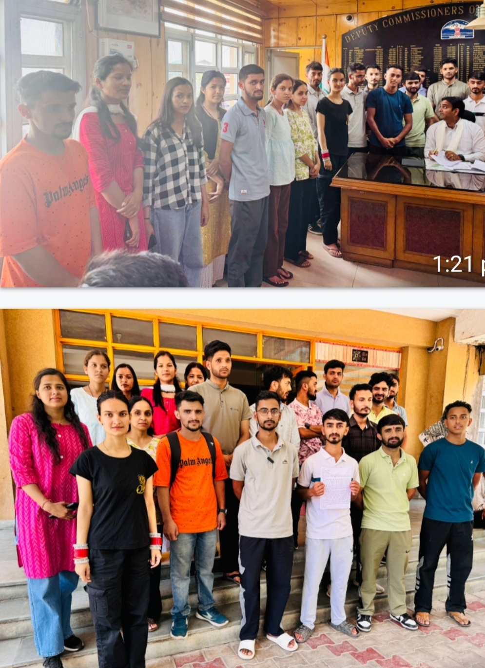 बीएड अंतिम सत्र के छात्रों ने टीजीटी कमीशन परीक्षा में शामिल करने की उठाई मांग, उपायुक्त को सौंपा ज्ञापन