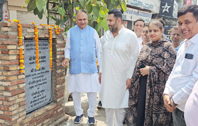 सोनीपत में विधायक व मेयर ने किया विकास कार्यों का शुभारंभ