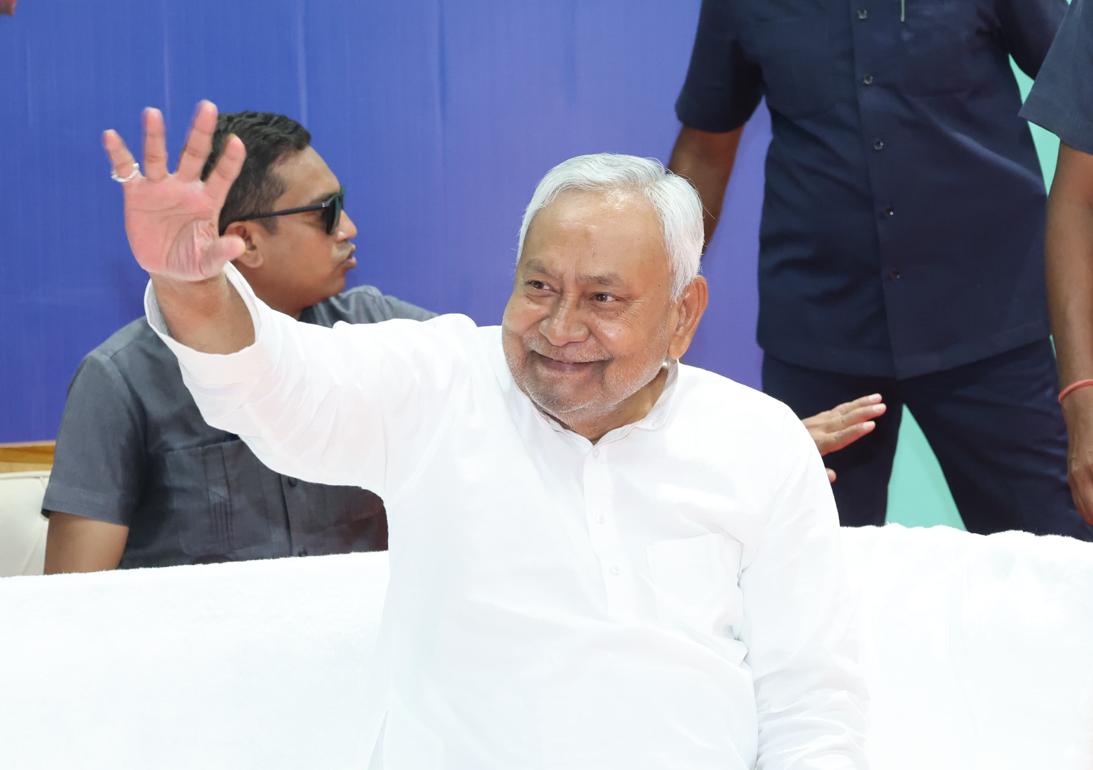 खेलो इंडिया यूथ गेम्स 2025 के दौरान भागलपुर पहुंचे मुख्यमंत्री नीतीश कुमार