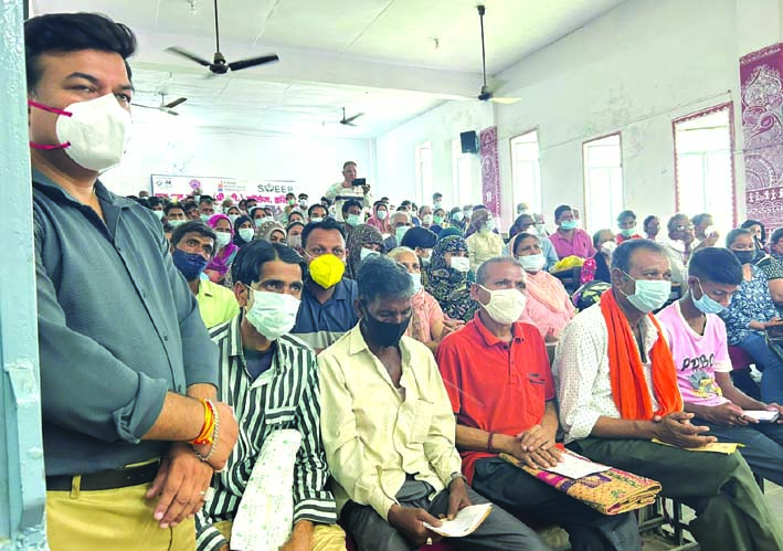 कार्यक्रम में उपस्थित क्षय रोगी कार्यक्रम में उपस्थित क्षय रोगी