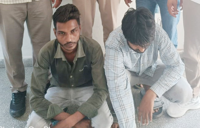 सोनीपत में दो युवक हेरोइन सहित गिरफ्तार