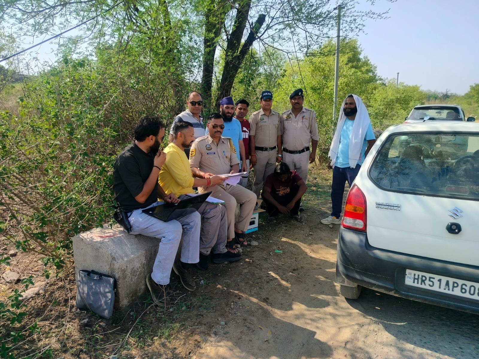 डमटाल में आल्टो कार से 11.40 ग्राम चिट्टा बरामद, आरोपित गिरफ्तार