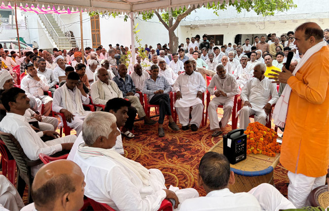 सोनीपत में सरपंच व प्रतिनिधि समेत कई लोग भाजपा में शामिल