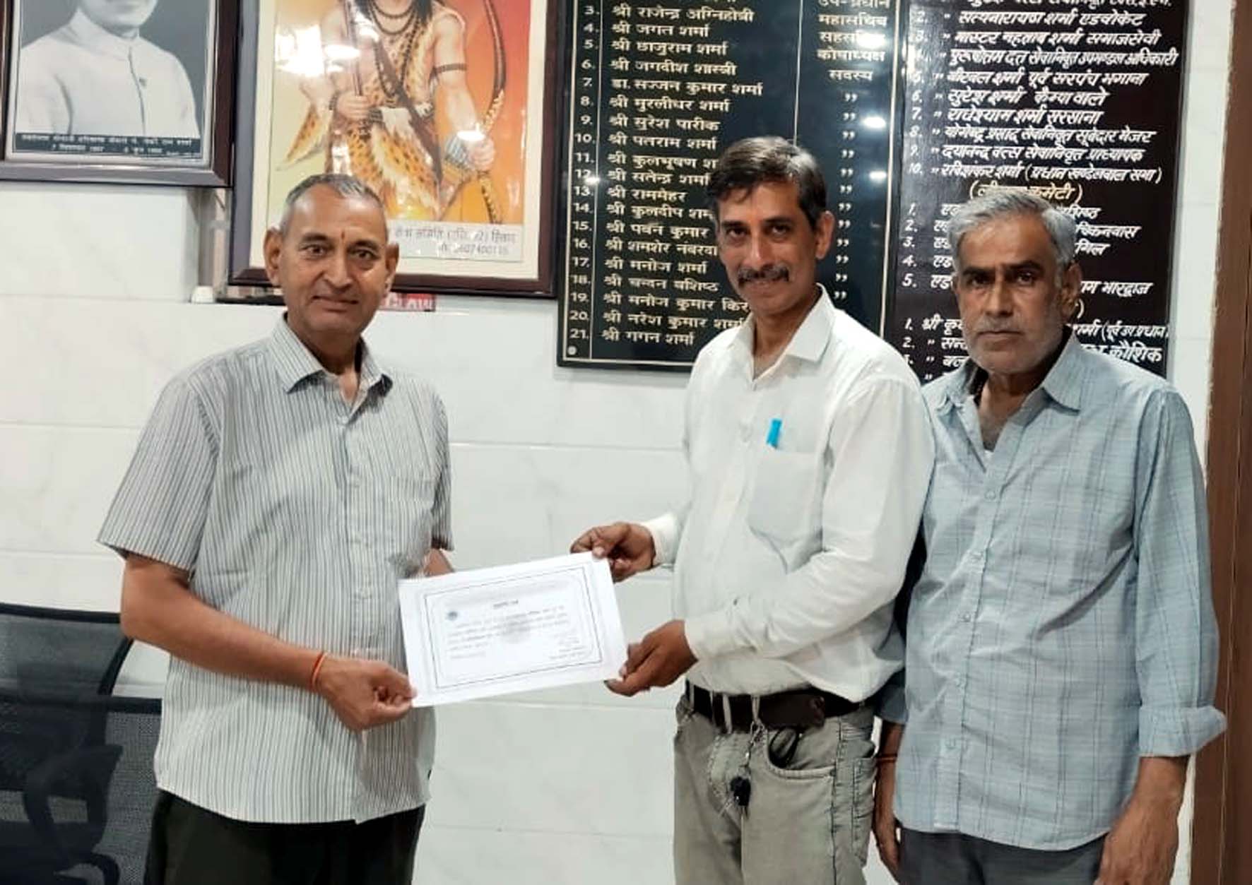 हिसार : पूर्व पार्षद को शिकस्त देकर लगातार तीसरी बार कॉलेजियम हैड बने देशबंधु कौशिक