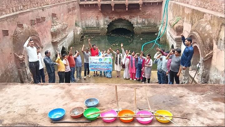 भोपालः जल गंगा संवर्धन अभियान के अंतर्गत श्रमदान एवं जल चौपाल का आयोजन हुआ
