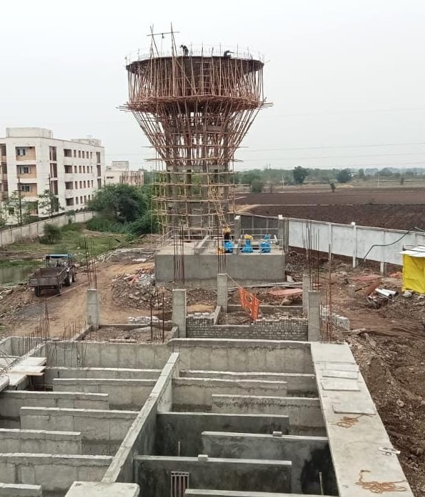 धार जिले के धामनोद नगर में एशियन डेवलपमेंट बैंक की सहायता से सीवरेज योजना प्रगति पर