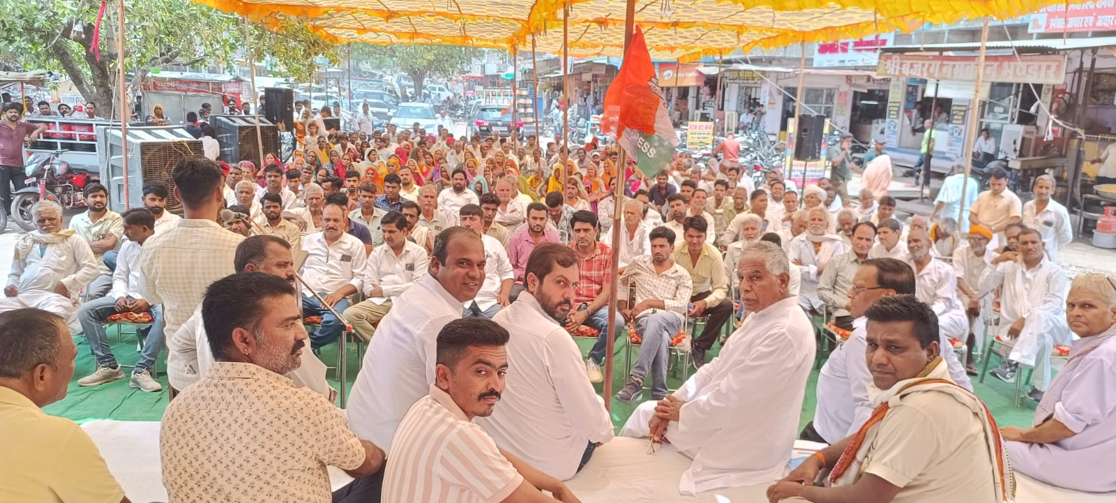 बस्सी चिकित्सालय को लेकर राजनीति गरमाई, डेढ़ साल बाद भी शुरू नहीं हुआ कार्य तो कांग्रेस ने दिया धरना