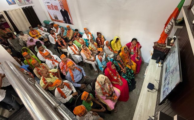 अल्पसंख्यक मोर्चा के कार्यकर्ताओं ने पूरे मन से सुना प्रधानमंत्री मोदी के मन की बात