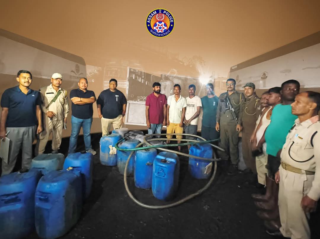 तेल चोरी मामले में शामिल चार आरोपित गिरफ्तार