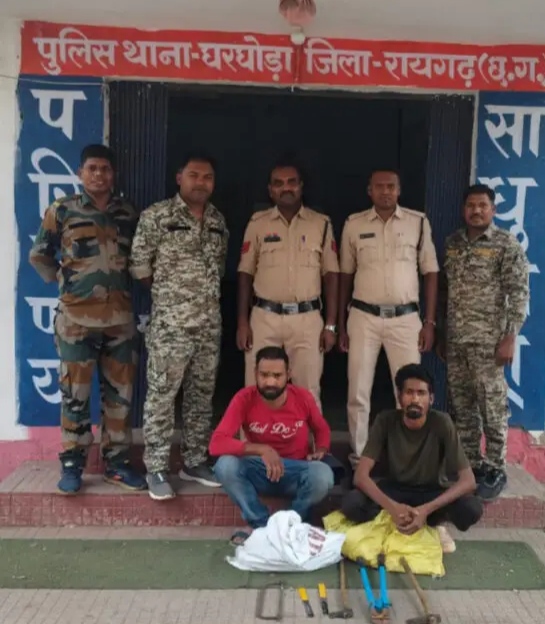 रेलवे लाइन से तांबा तार चोरी, दो नाबालिग समेत चार आरोपित पकड़ाए