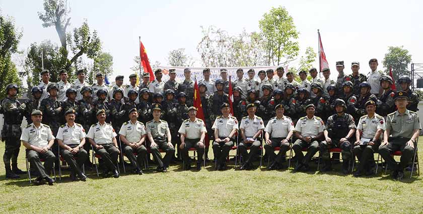 नेपाल और चीन की सेना के बीच संयुक्त सैन्य अभ्यास की तैयारी