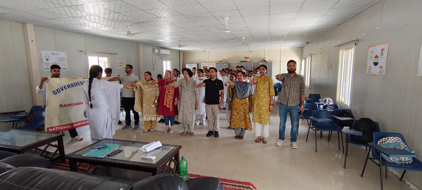 प्लास्टिक प्रदूषण के खिलाफ शपथ ग्रहण समारोह आयोजित