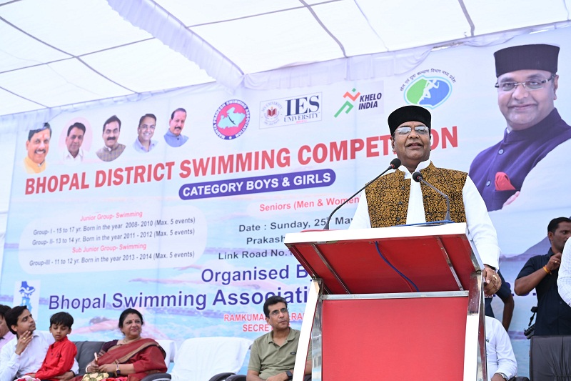 प्रकाश तरुण पुष्कर अब खेल विभाग के अधीन होगा, स्वीमिंग अकादमी होगी शुरू : मंत्री सारंग