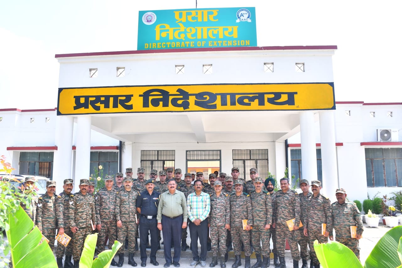 सैन्य कर्मियों ने सीखे कृषि बागवानी के गुण सैन्य कर्मियों ने सीखे कृषि बागवानी के गुण