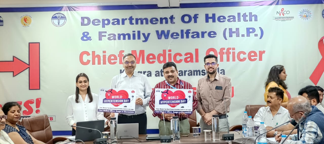 सीएमओ कांगड़ा ने किया विश्व उच्च रक्तचाप जागरूकता अभियान का शुभारंभ