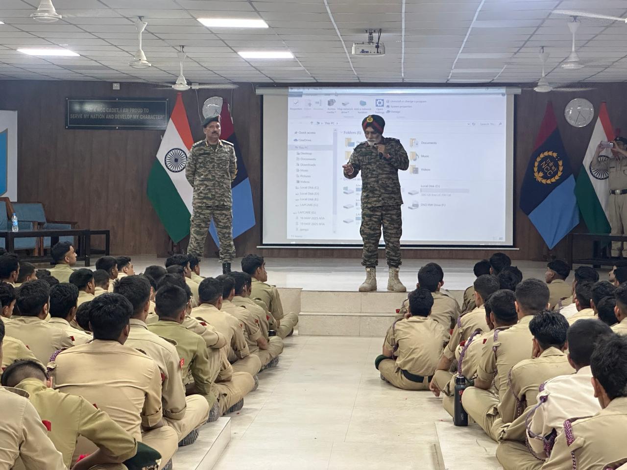 मेजर जनरल एएस बेवली ने नगरोटा में एनसीसी वार्षिक प्रशिक्षण शिविर का दौरा किया, कैडेटों का उत्साहवर्धन किया