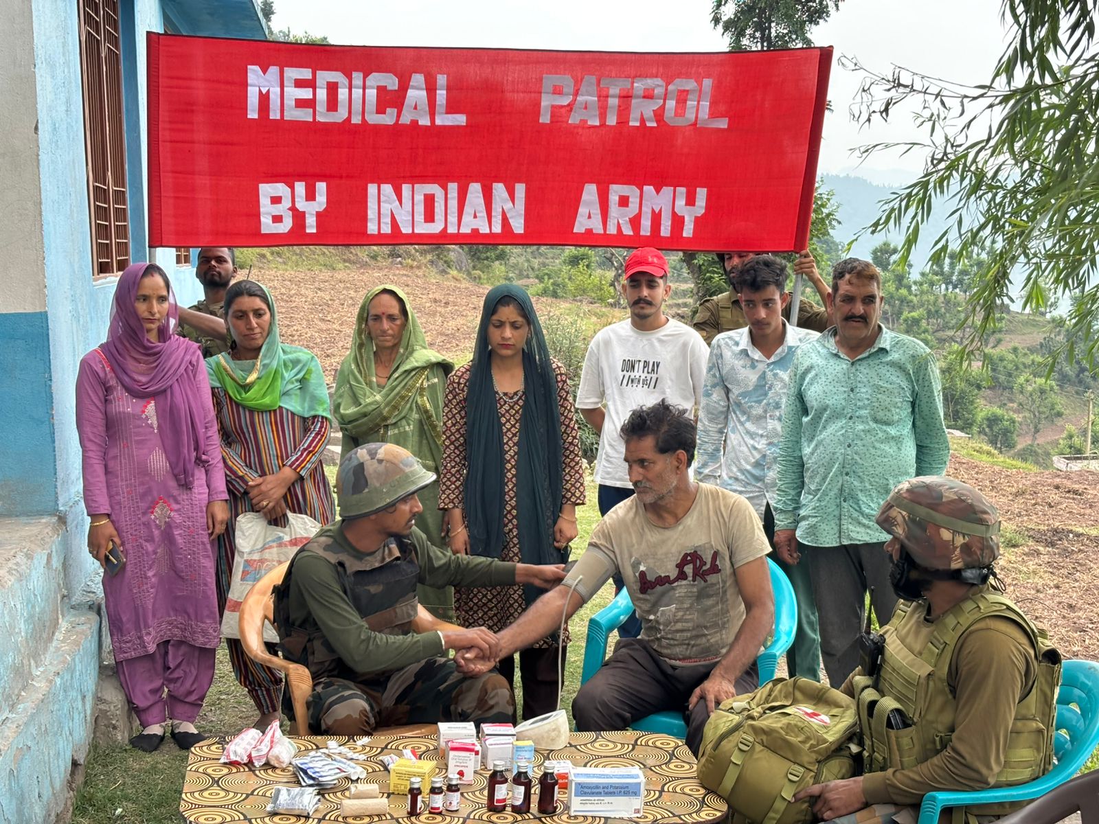 पुंछ, राजौरी और रियासी के दूरदराज के इलाकों में चिकित्सा गश्ती कार्यक्रम चलाया
