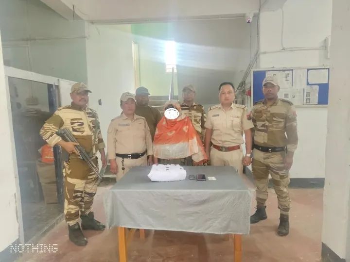 मणिपुर में हेरोइन के साथ महिला गिरफ्तार