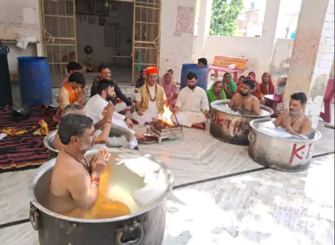 प्रदेश में अच्छी बारिश के लिए पर्यन्य यज्ञ का आयोजन