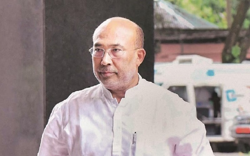 मणिपुर के पूर्व मुख्यमंत्री एन बीरेन सिंह की सुरक्षा में कटौती