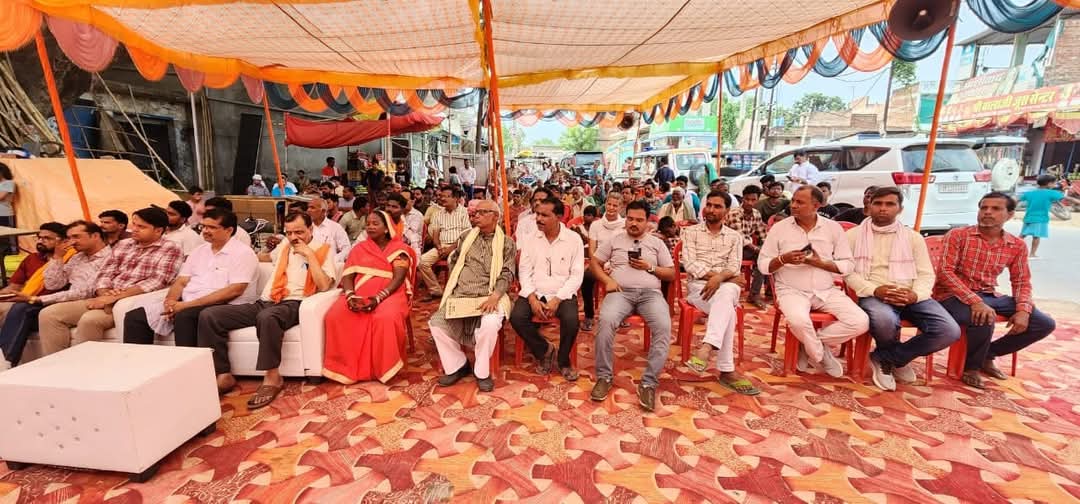 मल्हनी खुटहन मार्ग का राज्य मंत्री ने किया शिलान्यास