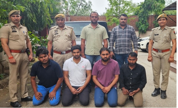 स्टील व्यापारी को गैंगस्टर रोहित गोदारा के नाम से दस करोड़ की रंगदारी मांगने वाले गिरफ्तार