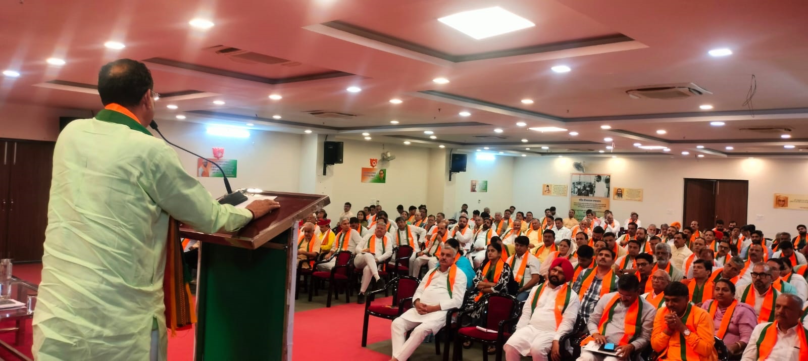 गुरुग्राम: हरियाणा में भाजपा महीने भर चलाएगी सेवा के कार्यक्रम