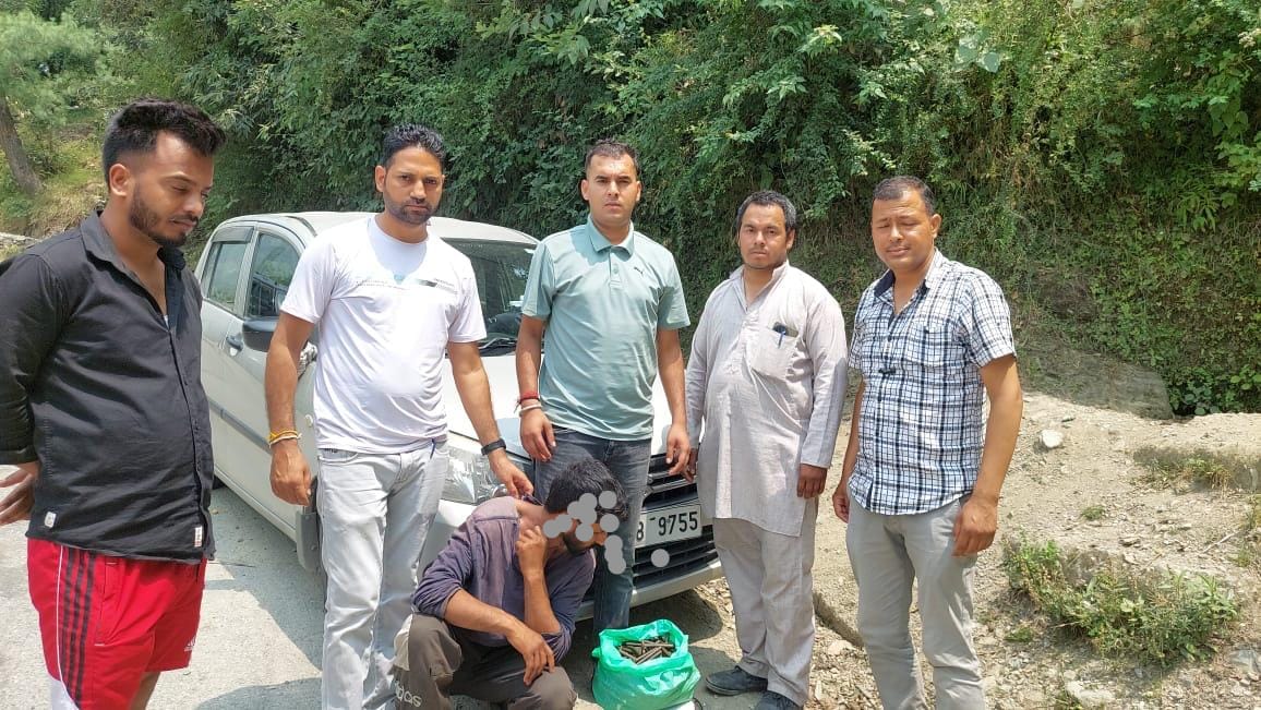 बालीचौकी में 3 किलो 556 ग्राम चरस के साथ एक गिरफ्तार