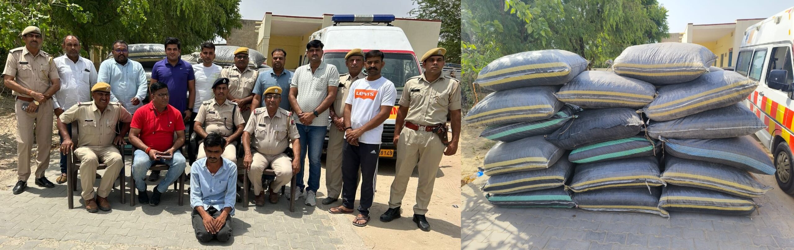 सवा करोड़ का डोडा पोस्त सहित एक तस्कर गिरफ्तार