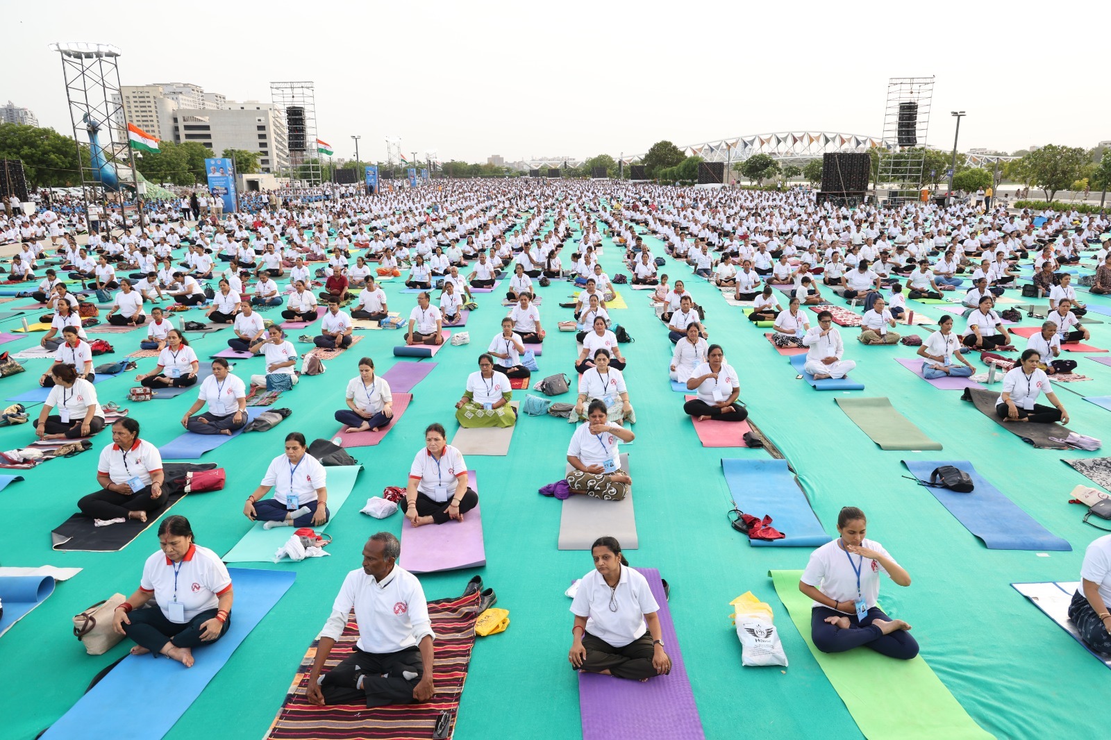 अंतरराष्ट्रीय योग दिवस: गुजरात योग बोर्ड के सफल 6 वर्ष, दो गिनीज वर्ल्ड रिकॉर्ड