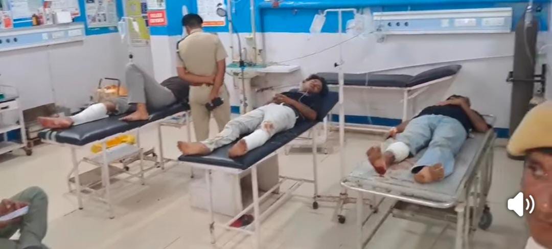 जींद में मुठभेड़ के बाद फिराेती मांगने के तीन आरोपी गिरफ्तार,गोली लगने से हुए घायल