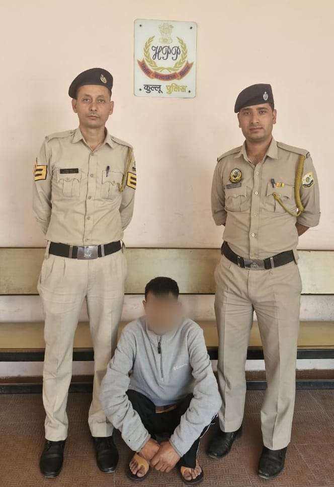 847 ग्राम चरस के साथ कुल्लू में एक गिरफ्तार
