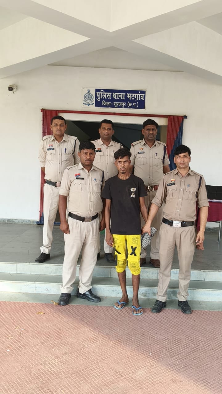 सूरजपुर : नौ माह के मासूम पर टांगी से हमला कर मौत के घाट उतारने वाला हत्यारा पिता गिरफ्तार, हमले में पत्नी भी घायल