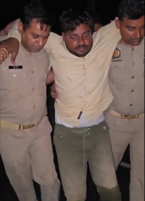 मुठभेड़ में तीन पशु चोर गिरफ्तार, दो को गोली लगी